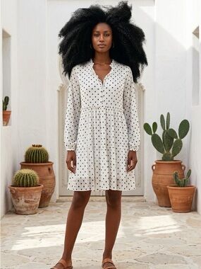 zara sheer white polka dot dress Zara Polka Dot Long Maxi V-Neck Dress Strappy White Black S M L 5039/226 New